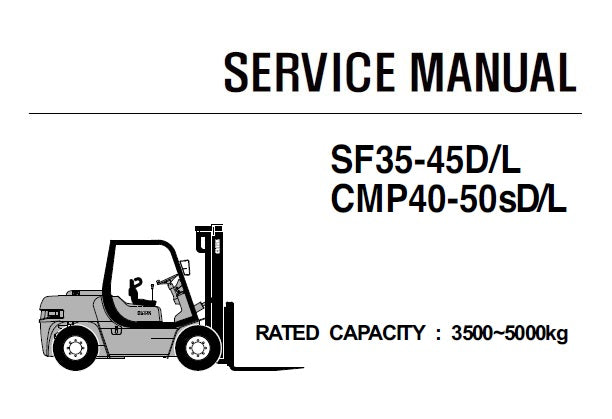 CLARK SF35-45D/L, CMP40-50SD/L FORKLIFT SERVICE REPAIR MANUAL (SM704) PDF DOWNLOAD