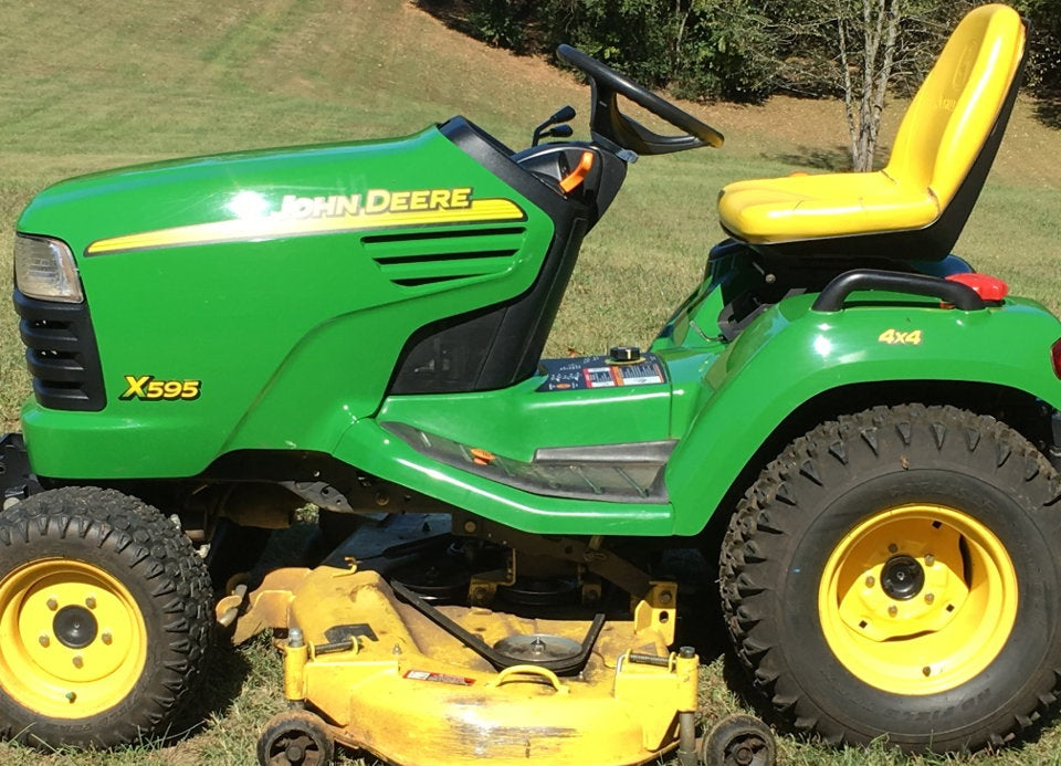John Deere X495, X595 Lawn and Garden Tractors Operation, Maintenance & Diagnostic Test Service Manual TM2024 - PDF