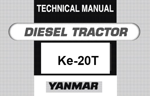 KE-20T YANMAR TRACTOR SERVICE REPAIR MANUAL