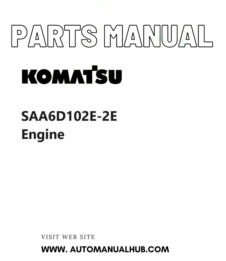 Komatsu SAA6D102E-2E Engine Parts Manual PDF
