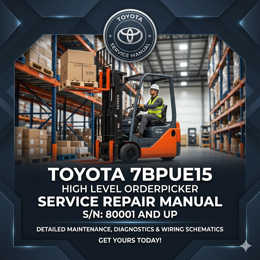 7BPUE15 High Level Orderpicker Service Manual