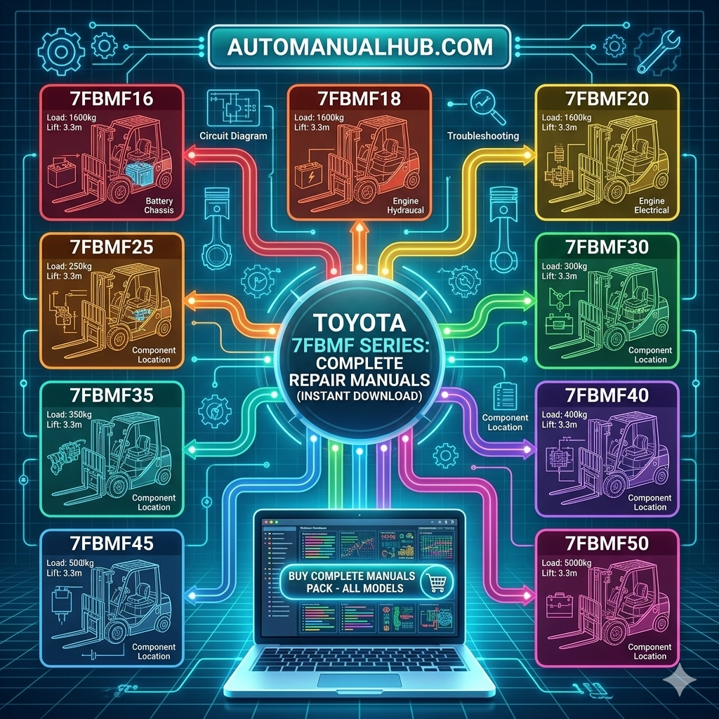 Toyota 7FBMF16-7FBMF50 Forklift Manual