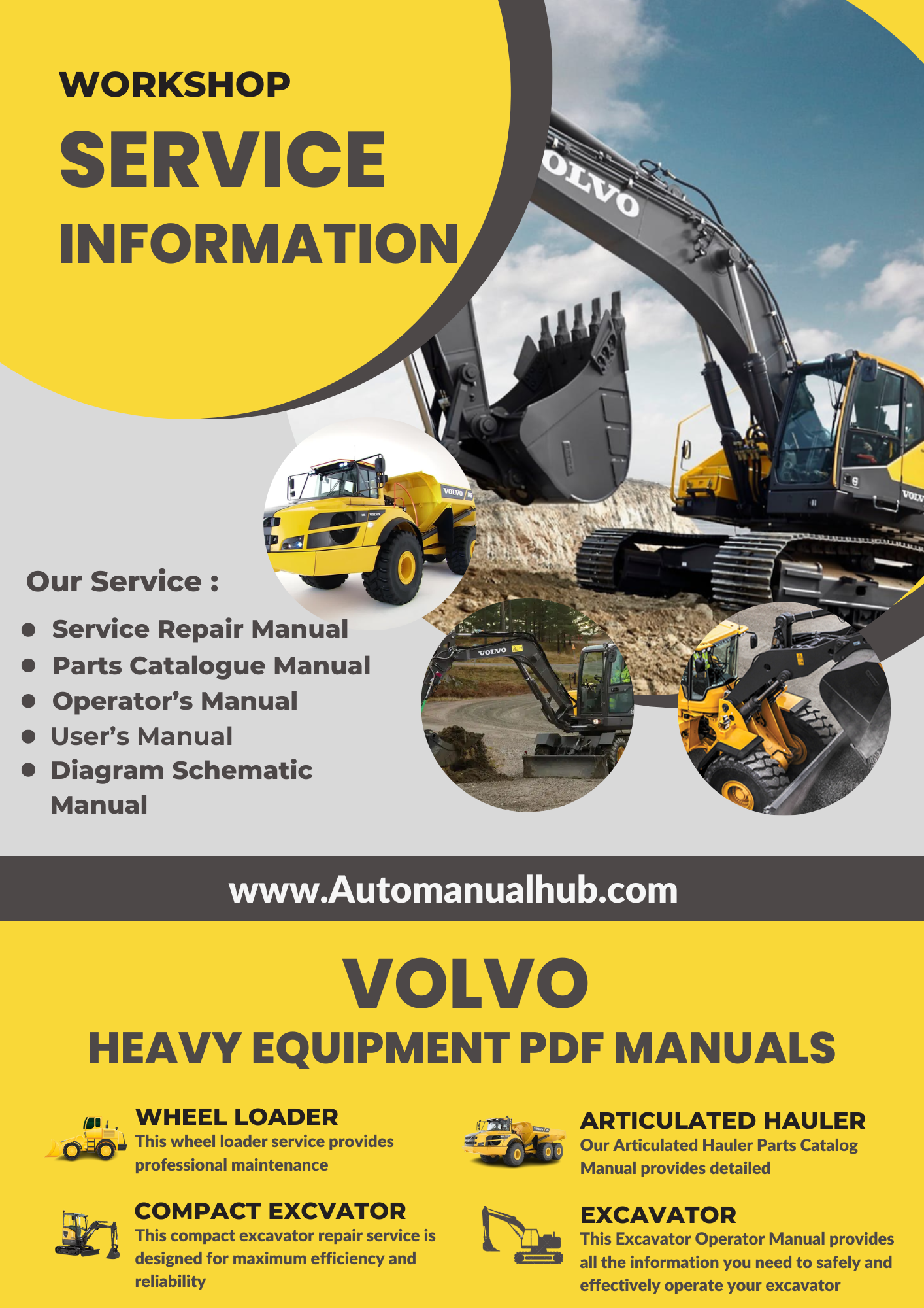 Volvo A35C Articulated Dump Truck Service Repair Manual Download