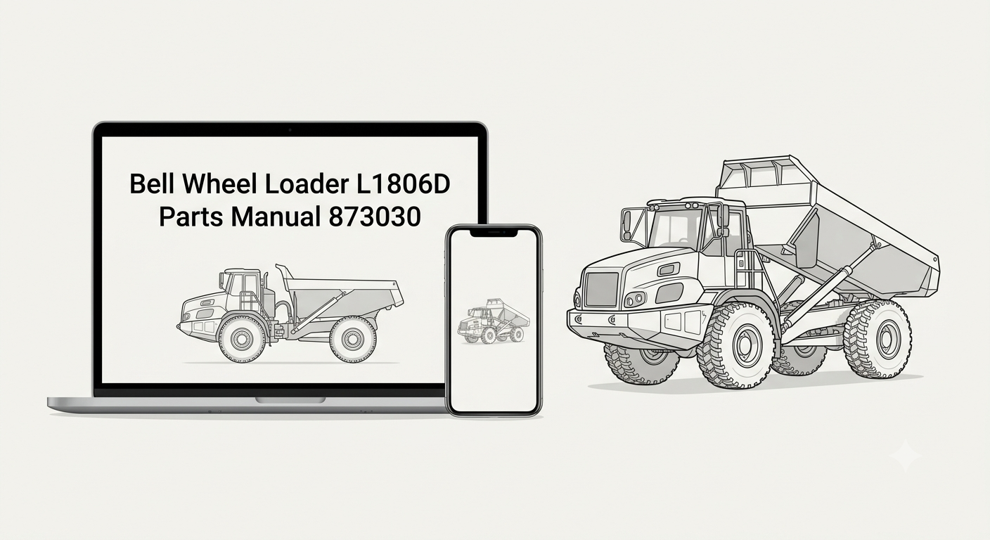 Bell Wheel Loader L1806D Parts Manual 873030 - AutoManualHub.com