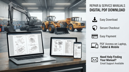 Volvo repair manual download with digital PDF service and workshop manuals for excavators, wheel loaders and construction equipment