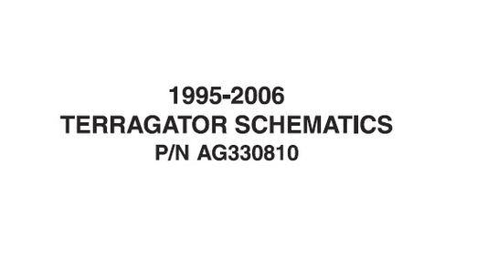 AGCO 1995-2006 TERRAGATOR SCHEMATICS MANUAL PDF DOWNLOAD