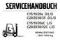 CLARK C15/18/20S D/L/G, C20/25/30/35 D/L/G, C15/18/20SC L/G, C20/25/30/32C L/G FORKLIFT (P152-P232-C152-C232) SERVICE HANDBUCH (DE) PDF DOWNLOAD