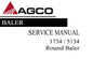 AGCO 1734 , 5134 ROUND BALER SERVICE REPAIR MANUAL PDF DOWNLOAD