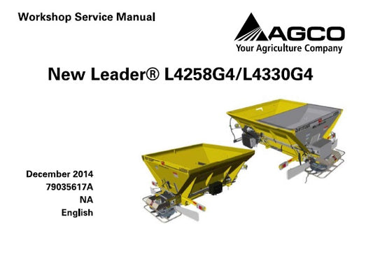 AGCO NEW LEADER L4258G4, L4330G4 SERVICE REPAIR MANUAL PDF DOWNLOAD