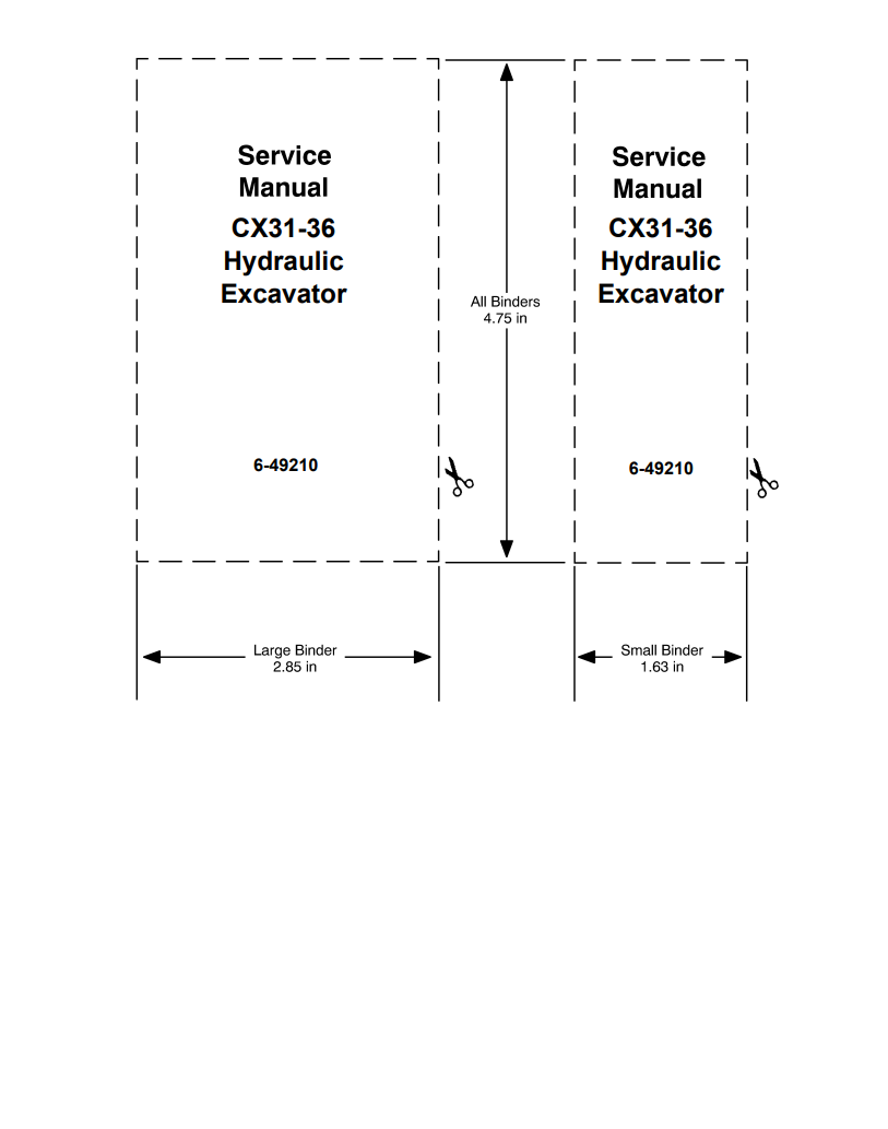 Case CX31 – CX36 Hydraulic Excavator Service Repair Manual PDF
