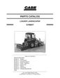Case 570MXT Loader Landscaper Parts Manual PDF