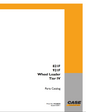 Case 821F, 921F Tier IV Wheel Loader Parts Manual 84368828F PDF