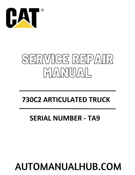 Cat Caterpillar 730C2 Articulated Truck Service Repair Manual 