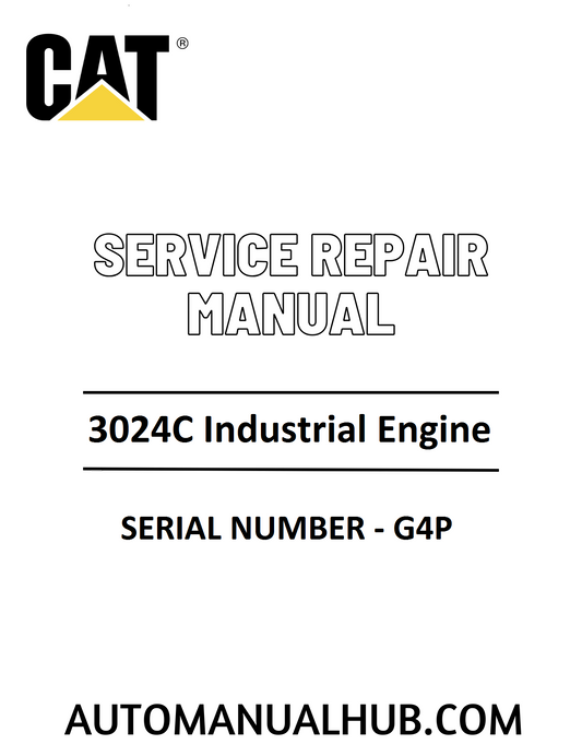 Cat Caterpillar 3024C Industrial Engine Service Repair Manual 
