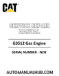 Cat Caterpillar G3512 Gas Engine Service Repair Manual 
