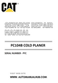 Cat Caterpillar PC104B Cold Planer Service And Repair Manual Serial Number - PYC PDF Download