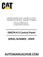 Cat Caterpillar EMCP4.4 U Control Panel Service Repair Manual
