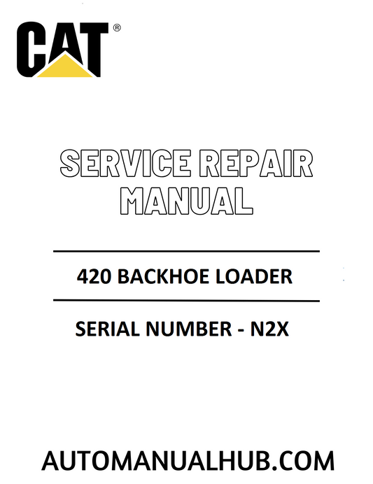 Cat Caterpillar 420 Backhoe Loader Service Repair Manual 