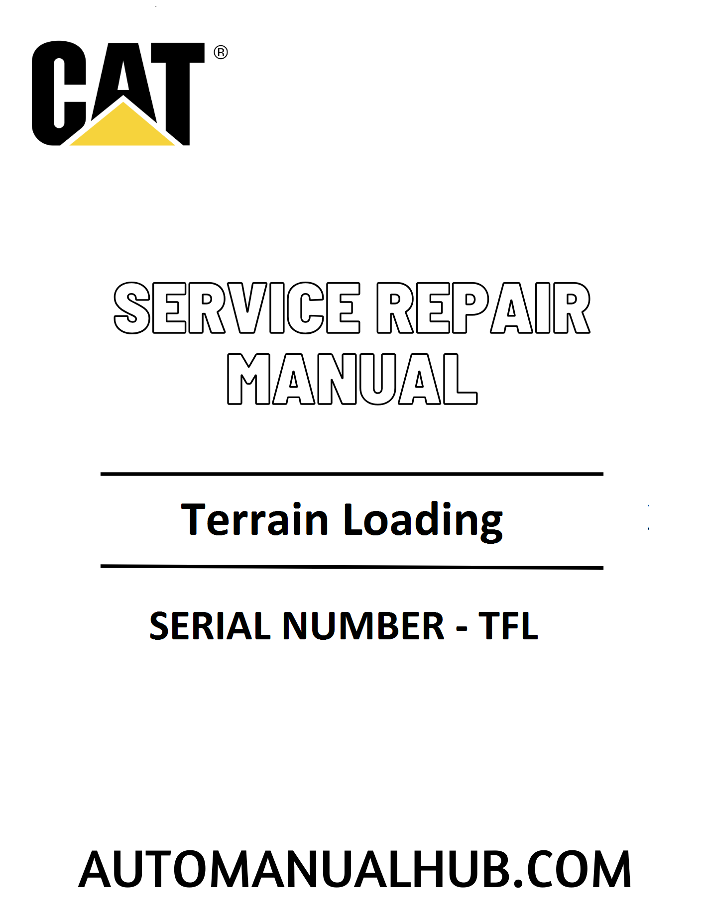Cat Caterpillar Terrain Loading Service Repair Manual