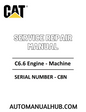 Cat Caterpillar C6.6 Engine - Machine Service Repair Manual 