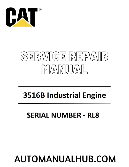 Cat Caterpillar 3516B Industrial Engine Service Repair Manual 