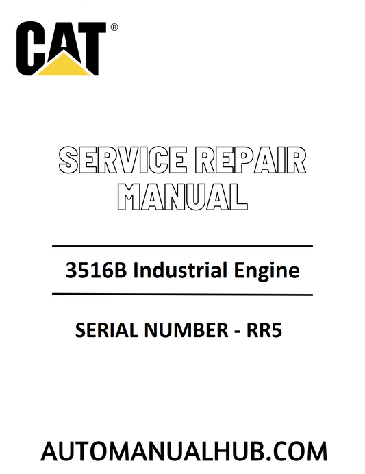 Cat Caterpillar 3516B Industrial Engine Service Repair Manual 