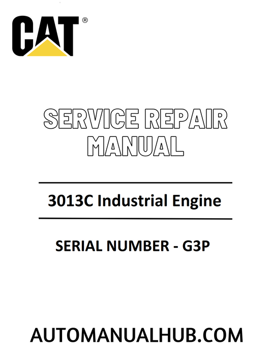 Cat Caterpillar 3013C Industrial Engine Service Repair Manual 