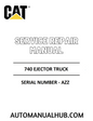 Cat Caterpillar 740 Ejector Truck Service Repair Manual 