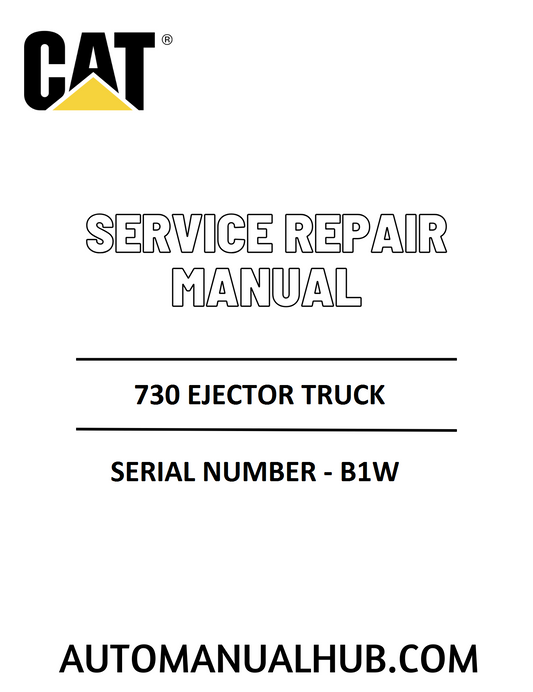 Cat Caterpillar 730 Ejector Truck Service Repair Manual