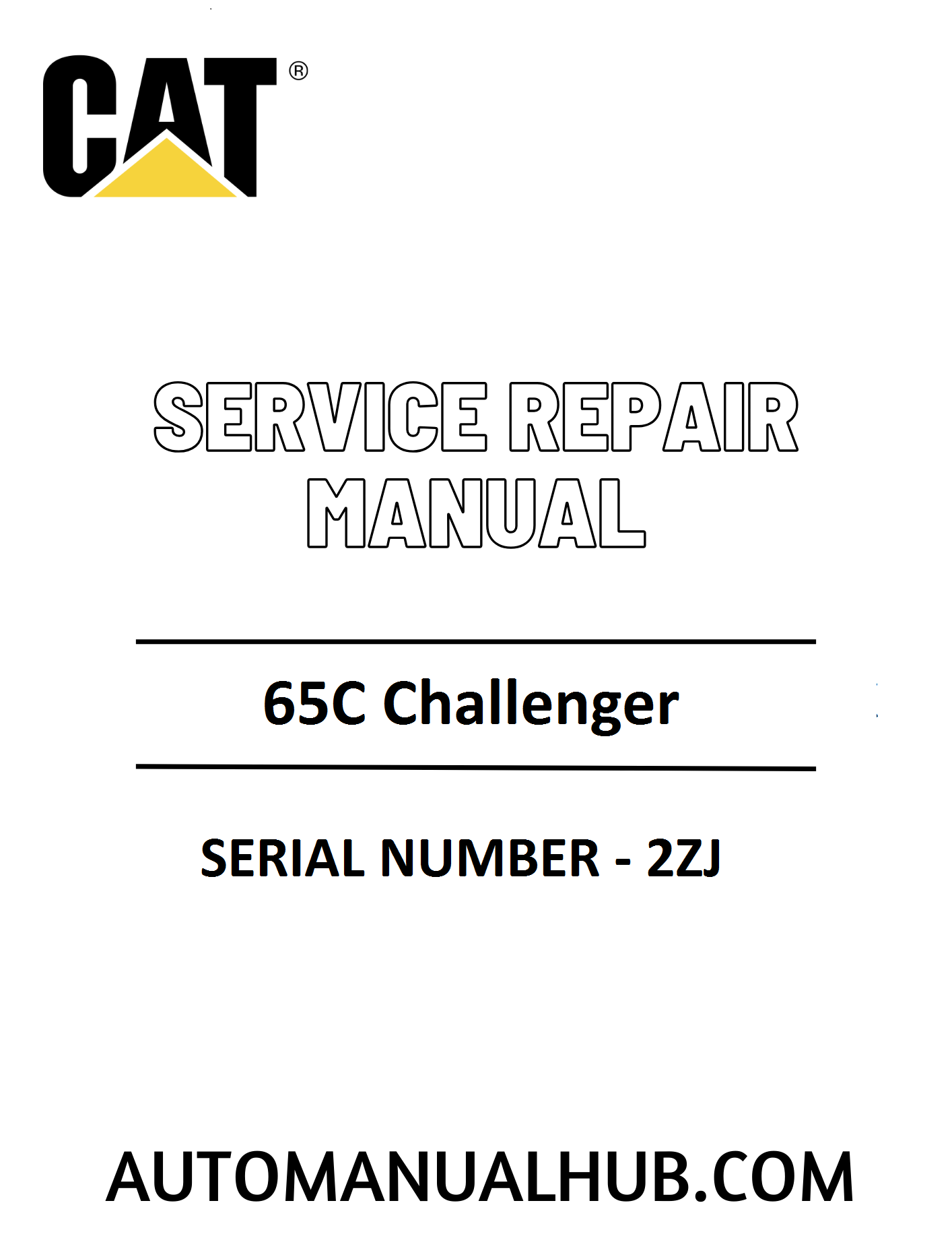 Cat Caterpillar 65C Challenger Service Repair Manual 