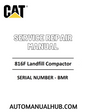 Cat Caterpillar 816F Landfill Compactor Service Repair Manual