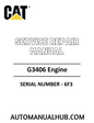 Cat Caterpillar G3406 Engine Service Repair Manual 