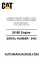 Cat Caterpillar 3516E Engine Service Repair Manual