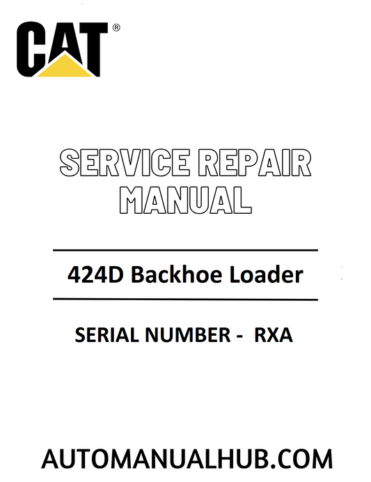 Cat Caterpillar 424D Backhoe Loader Service Repair Manual