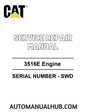Cat Caterpillar 3516E Engine Service Repair Manual