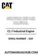 Cat Caterpillar C1.7 Industrial Engine Service Repair Manual 