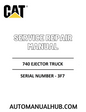 Cat Caterpillar 740 Ejector Truck Service Repair Manual 