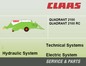 CLAAS QUADRANT 2100 & 2100 RC HYDRAULIC, ELECTRIC SYSTEM TECHNICAL SERVICE MANUAL PDF DOWNLOAD