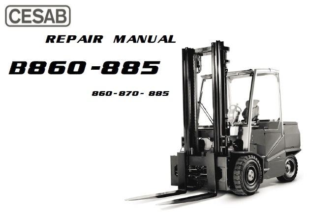 CESAB B860, B870, B885 FORKLIFT SERVICE REPAIR MANUAL PDF DOWNLOAD