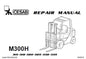 CESAB M300H 315, 318, 320, 325, 330, 335 FORKLIFT TRUCK SERVICE REPAIR MANUAL PDF DOWNLOAD
