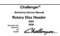 CHALLENGER 9283, 9286 ROTARY DISC HEADER SERVICE REPAIR MANUAL PDF DOWNLOAD