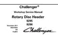 CHALLENGER 9295, 9296 ROTARY DISC HEADER SERVICE REPAIR MANUAL PDF DOWNLOAD
