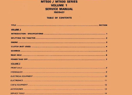 CHALLENGER MT535, MT545, MT565, MT635, MT645, MT655, MT665 TRACTORS SERVICE REPAIR MANUAL PDF DOWNLOAD