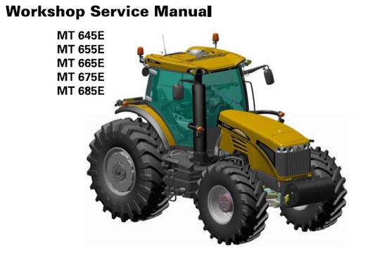 CHALLENGER MT645E, MT655E, MT665E, MT675E, MT685E TRACTORS SERVICE REPAIR MANUAL PDF DOWNLOAD