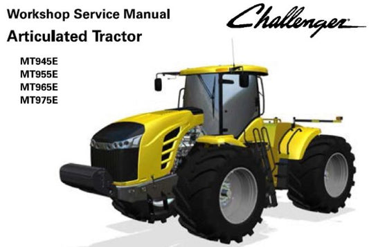 CHALLENGER MT945E, MT955E, MT965E, MT975E ARTICULATED TRACTOR SERVICE REPAIR MANUAL PDF DOWNLOAD