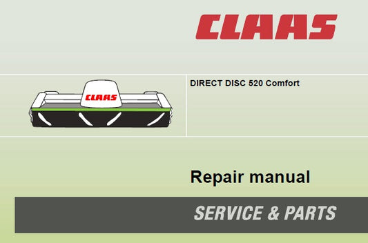 CLAAS DIRECT DISC 520 COMFORT SERVICE REPAIR MANUAL PDF DOWNLOAD