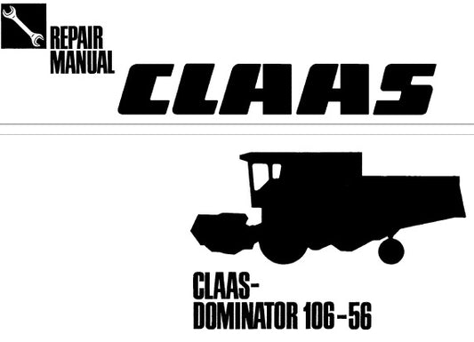 CLAAS DOMINATOR 106, 96, 86, 76, 66 AND 56 COMBINES SERVICE REPAIR MANUAL PDF DOWNLOAD