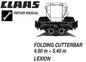 CLAAS FOLDING CUTTERBAR 4.50M – 5.40M (LEXION) SERVICE REPAIR MANUAL PDF DOWNLOAD