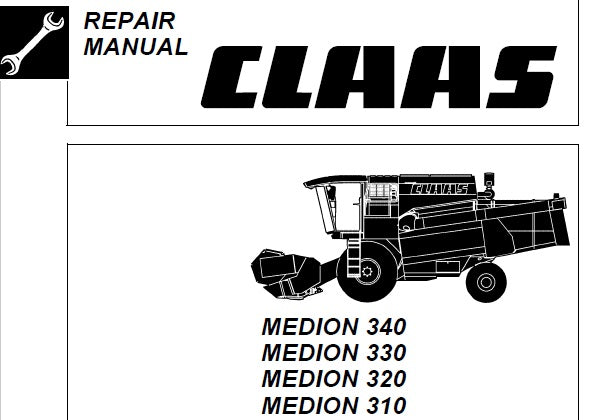 CLAAS MEDION 340, 330, 320, 310 COMBINES SERVICE REPAIR MANUAL PDF DOWNLOAD