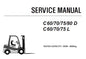 CLARK C 60/70/75/80 D , C 60/70/75 L FORKLIFT (P680) SERVICE REPAIR MANUAL PDF DOWNLOAD